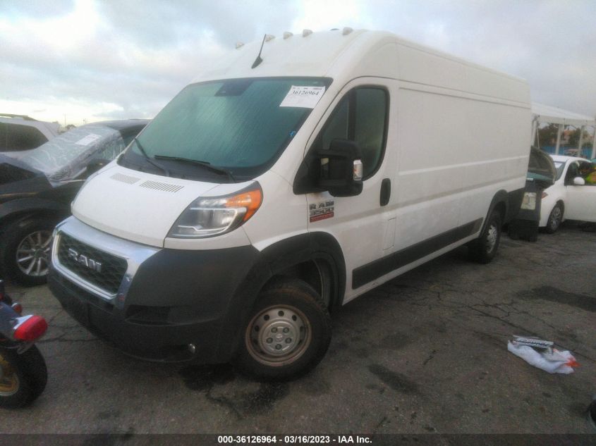2022 RAM PROMASTER CARGO VAN VIN: 3C6MRVJG3NE130506