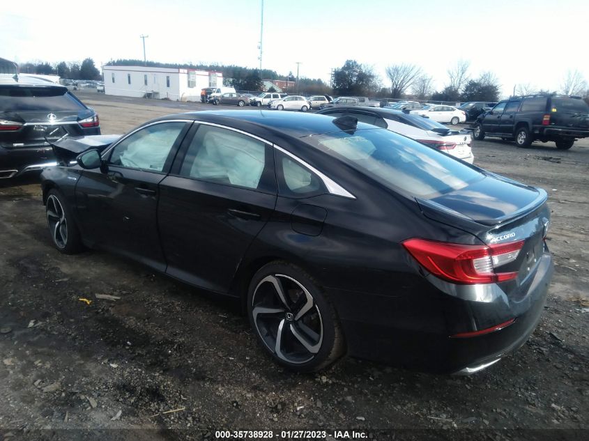 2022 HONDA ACCORD HYBRID SPORT VIN: 1HGCV3F22NA036509
