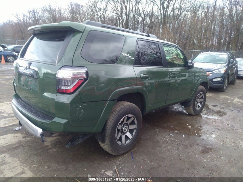 2022 TOYOTA 4RUNNER TRD OFF ROAD PREMIUM VIN: JTERU5JR7N6023510
