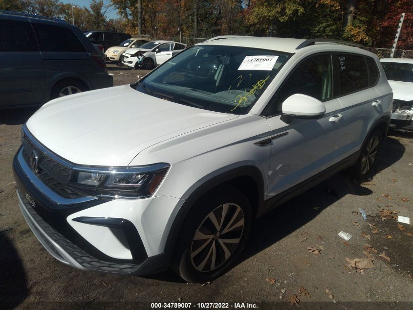 2022 VOLKSWAGEN TAOS SE VIN: 3VVWX7B24NM040178