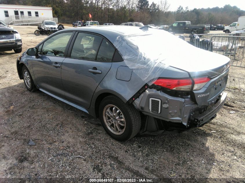 2022 TOYOTA COROLLA HYBRID LE VIN: JTDEAMDE1NJ055123