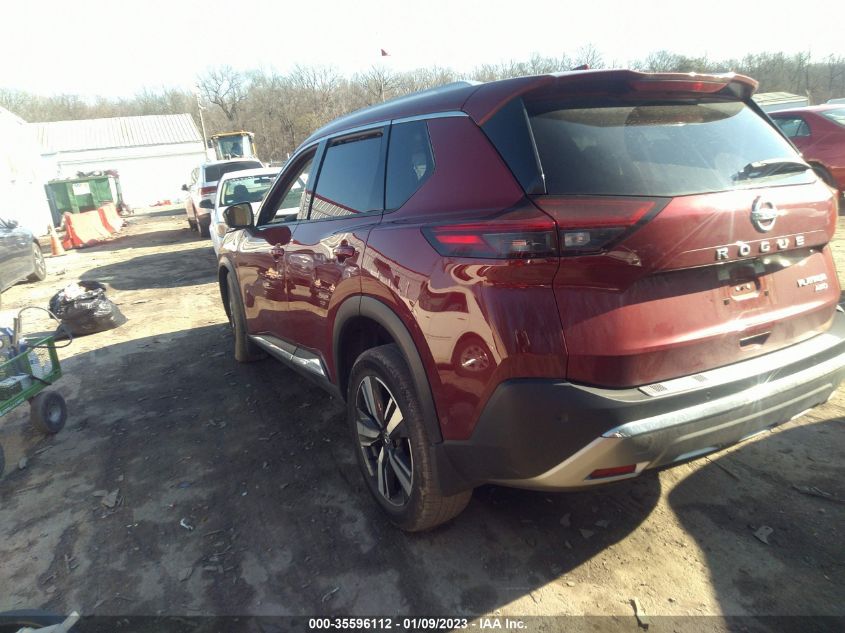 2021 NISSAN ROGUE PLATINUM VIN: JN8AT3DD7MW306114