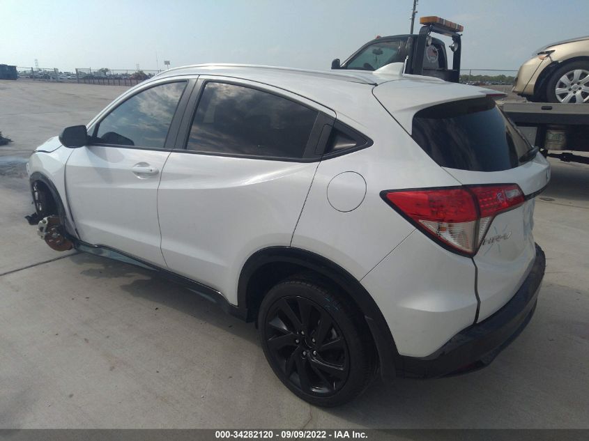 2021 HONDA HR-V SPORT VIN: 3CZRU5H16MM733141