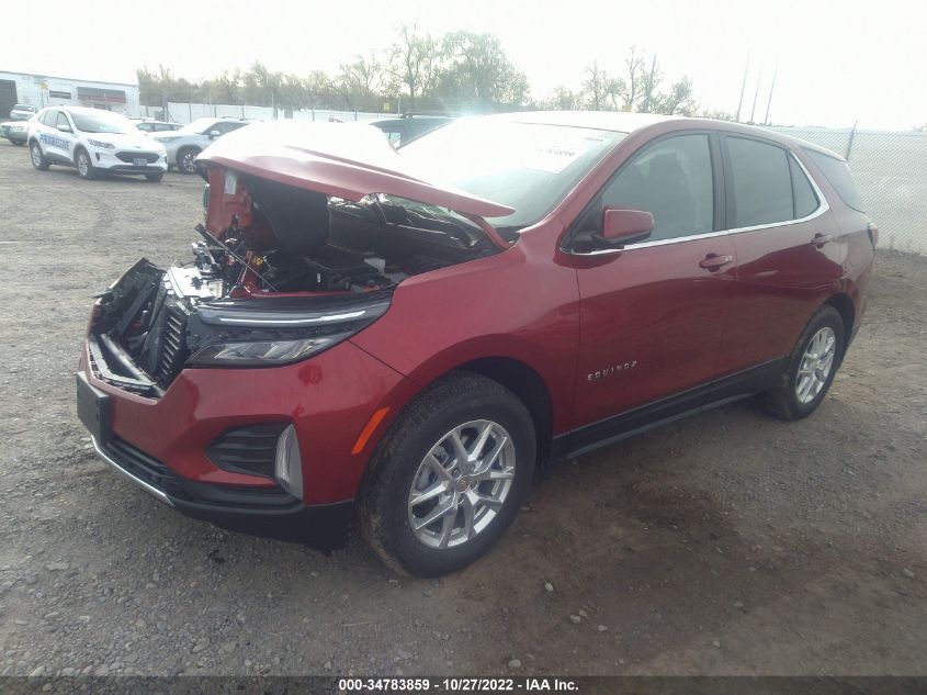 2022 CHEVROLET EQUINOX LT VIN: 3GNAXUEV0NL124590