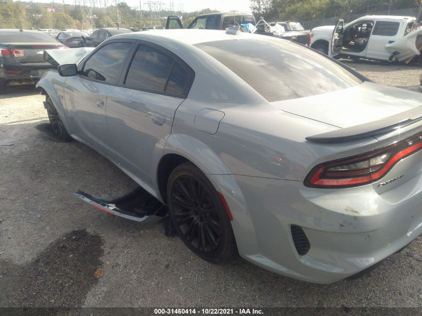 2021 DODGE CHARGER SCAT PACK WIDEBODY VIN: 2C3CDXGJ3MH616533