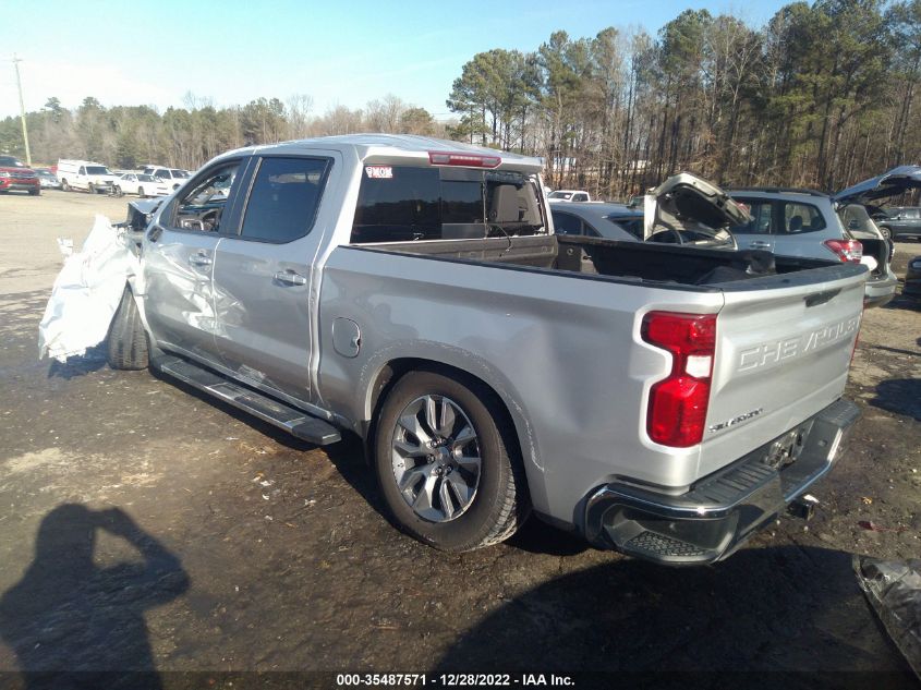 2021 CHEVROLET SILVERADO 1500 LT VIN: 1GCUYDED1MZ156076