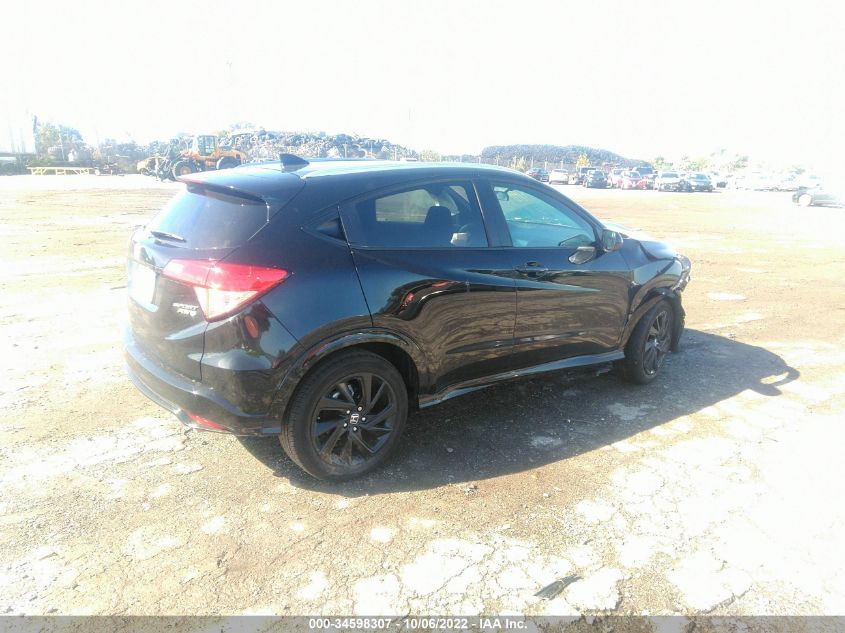 2022 HONDA HR-V SPORT VIN: 3CZRU6H17NM734449