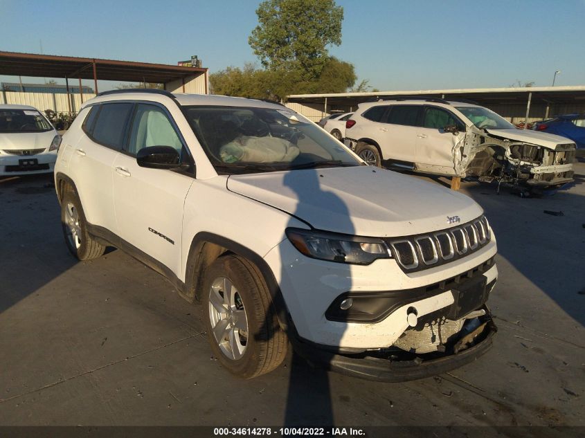 2022 JEEP COMPASS LATITUDE VIN: 3C4NJCBB8NT145588