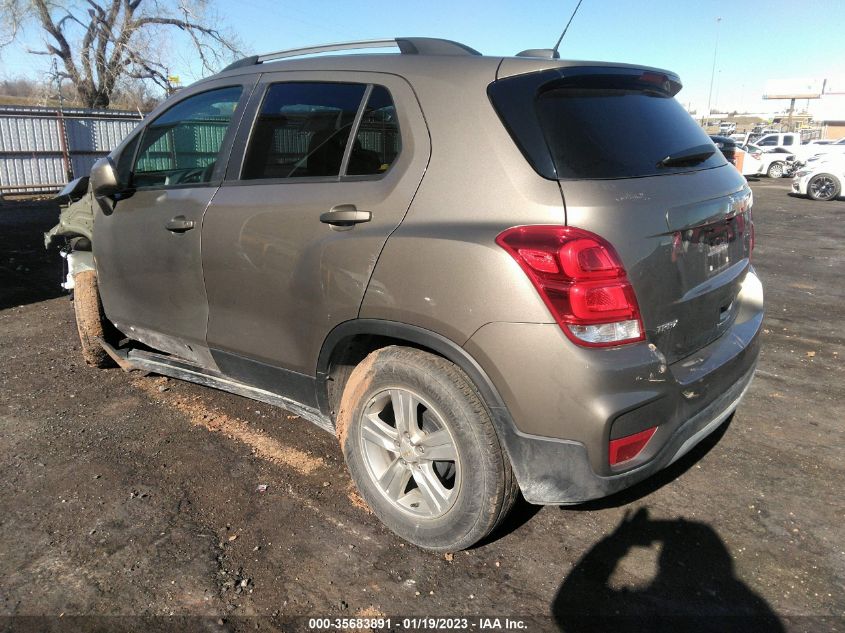 2021 CHEVROLET TRAX LT VIN: KL7CJLSB5MB326409