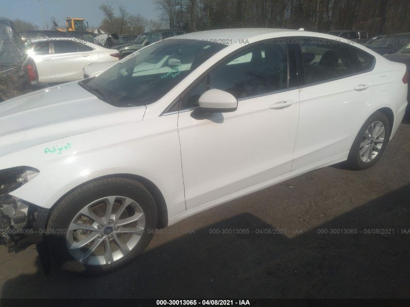 2020 FORD FUSION SE VIN: 3FA6P0HD1LR185196