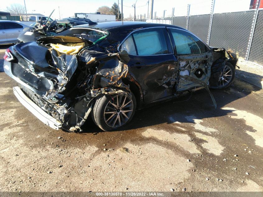 2022 TOYOTA CAMRY HYBRID XLE VIN: 4T1F31AK2NU591340