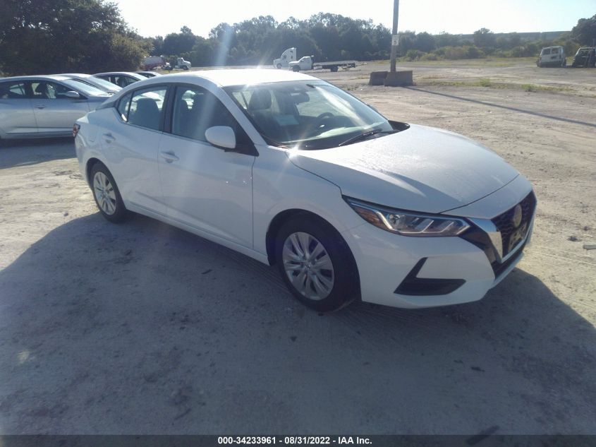 2022 NISSAN SENTRA S VIN: 3N1AB8BV9NY287036