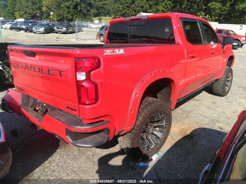 2021 CHEVROLET SILVERADO 1500 RST VIN: 3GCUYEED8MG159790