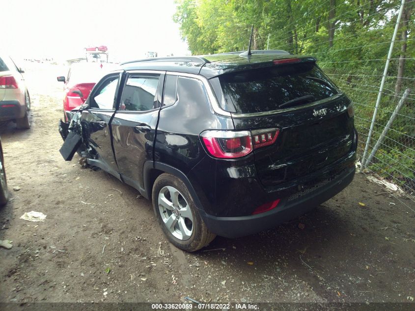 2020 JEEP COMPASS LATITUDE VIN: 3C4NJCBB3LT123401