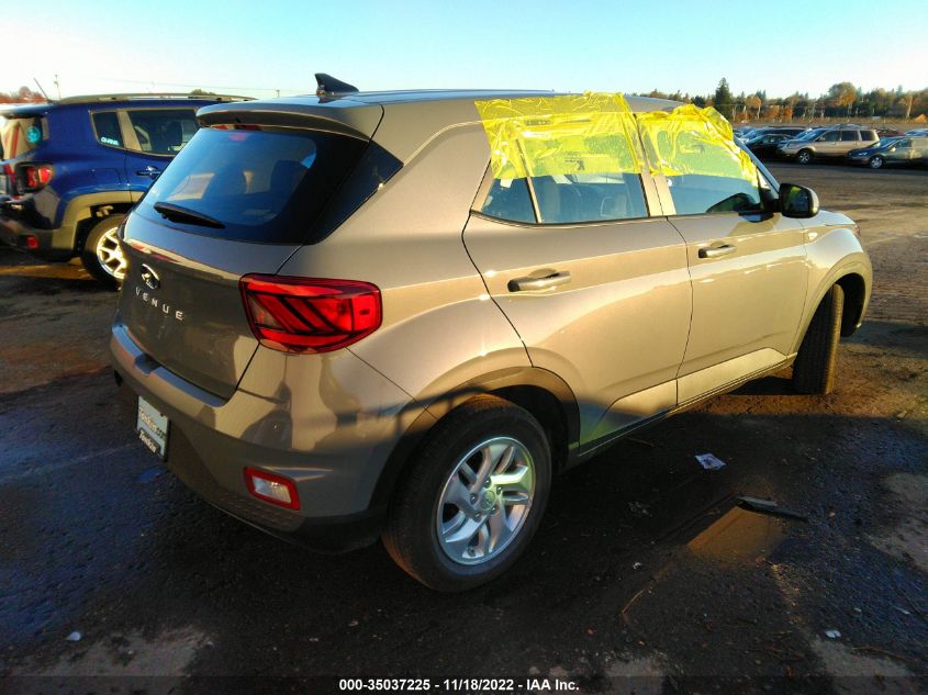 2022 HYUNDAI VENUE SE VIN: KMHRB8A38NU198363