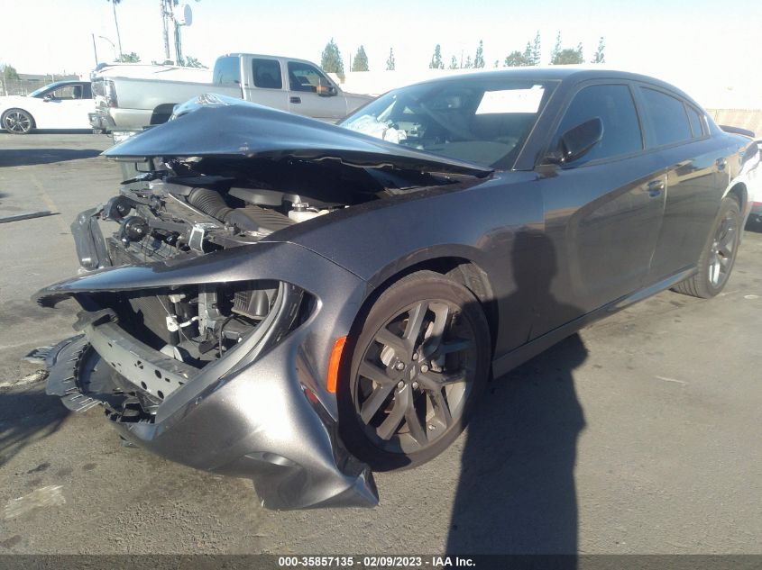 2022 DODGE CHARGER GT VIN: 2C3CDXHG6NH115205