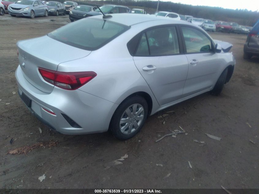 2022 KIA RIO LX VIN: 3KPA24AD9NE482182