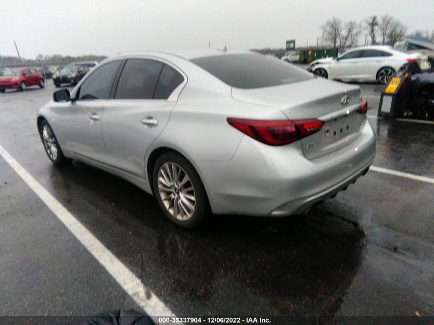 2020 INFINITI Q50 3.0T LUXE VIN: JN1EV7ARXLM257258