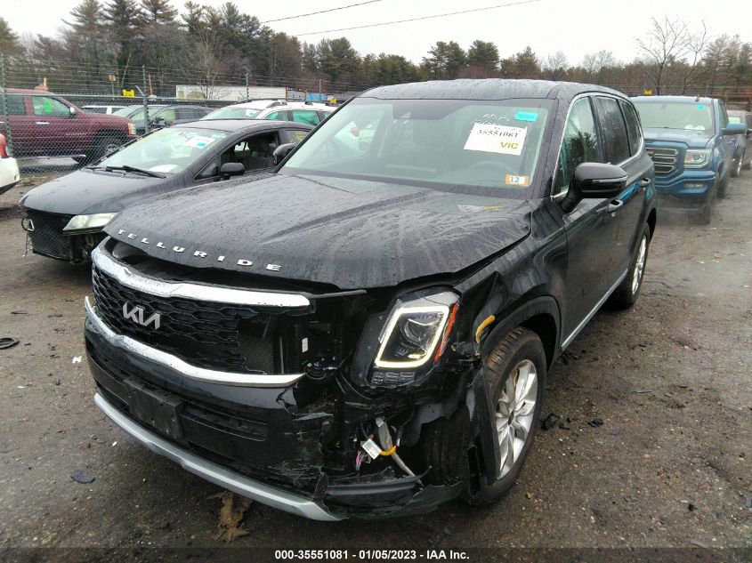 2022 KIA TELLURIDE LX VIN: 5XYP2DHC4NG241995