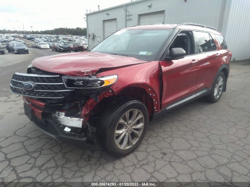 2022 FORD EXPLORER XLT VIN: 1FMSK8DH7NGA45027