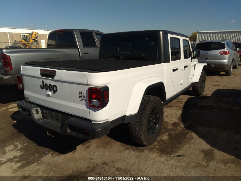 2021 JEEP GLADIATOR WILLYS SPORT VIN: 1C6HJTAG0ML536309