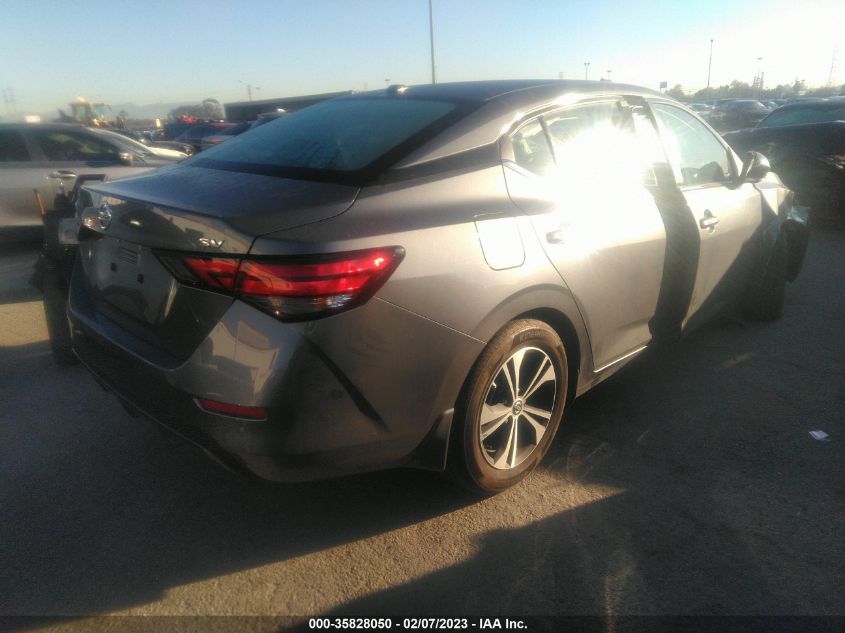 2022 NISSAN SENTRA SV VIN: 3N1AB8CV4NY296774
