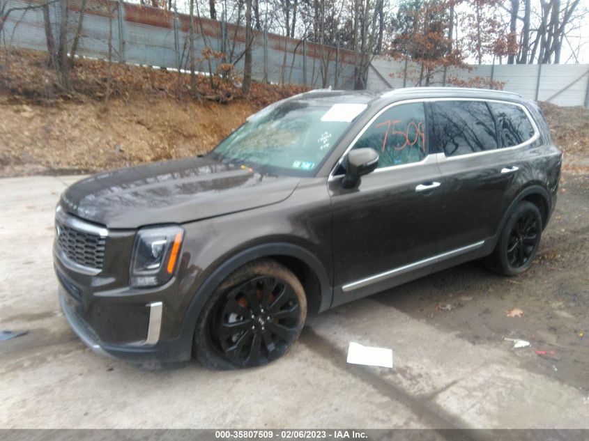 2021 KIA TELLURIDE S VIN: 5XYP6DHC3MG130163
