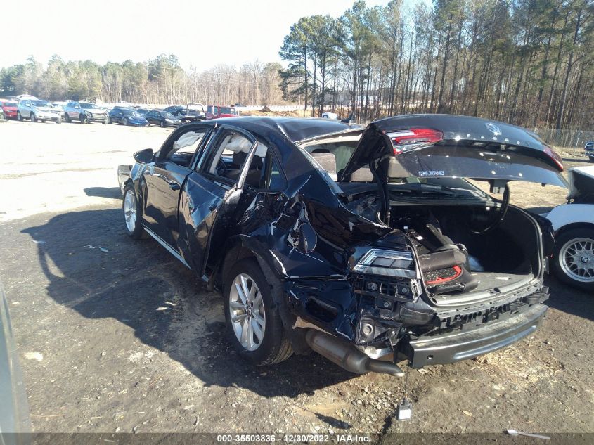 2020 VOLKSWAGEN PASSAT 2.0T S VIN: 1VWAA7A30LC025208