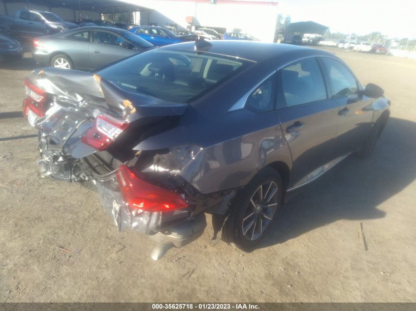 2022 HONDA ACCORD SEDAN EX-L VIN: 1HGCV1F55NA055490