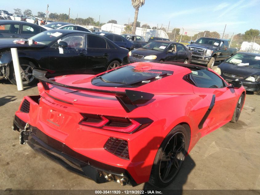 2021 CHEVROLET CORVETTE 2LT VIN: 1G1YB2D41M5100938