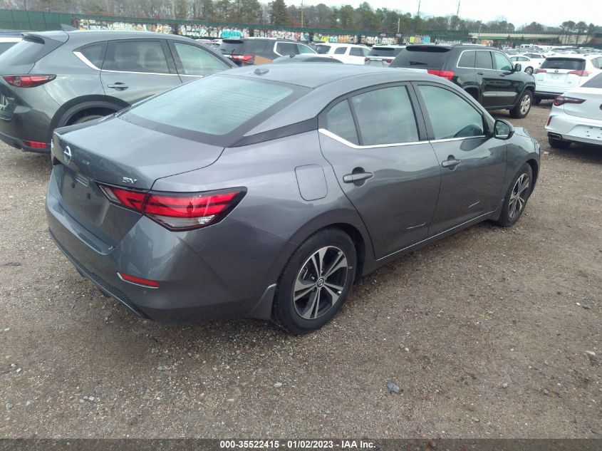 2022 NISSAN SENTRA SV VIN: 3N1AB8CV0NY268602