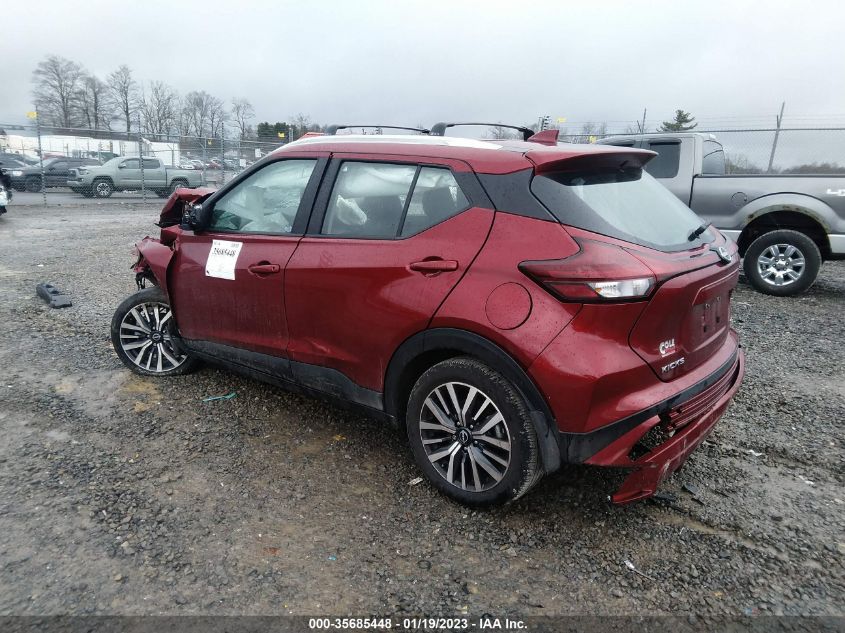 2022 NISSAN KICKS SV VIN: 3N1CP5CV6NL499588