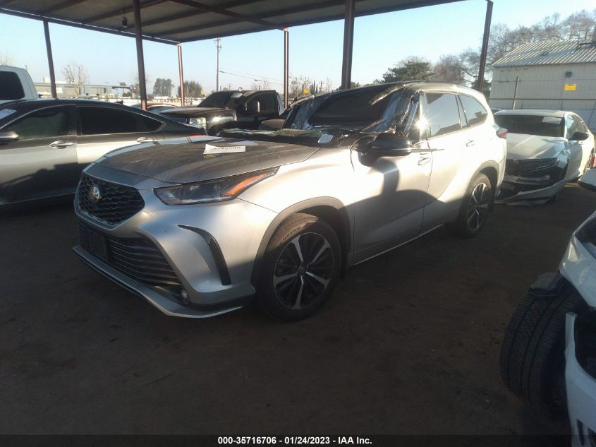 2021 TOYOTA HIGHLANDER XSE VIN: 5TDJZRAH1MS054543