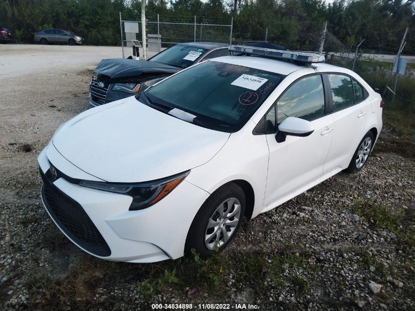 2021 TOYOTA COROLLA LE VIN: 5YFEPMAE1MP264763