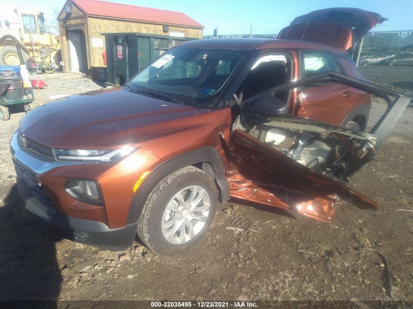 2021 CHEVROLET TRAILBLAZER LS VIN: KL79MMS2XMB098379