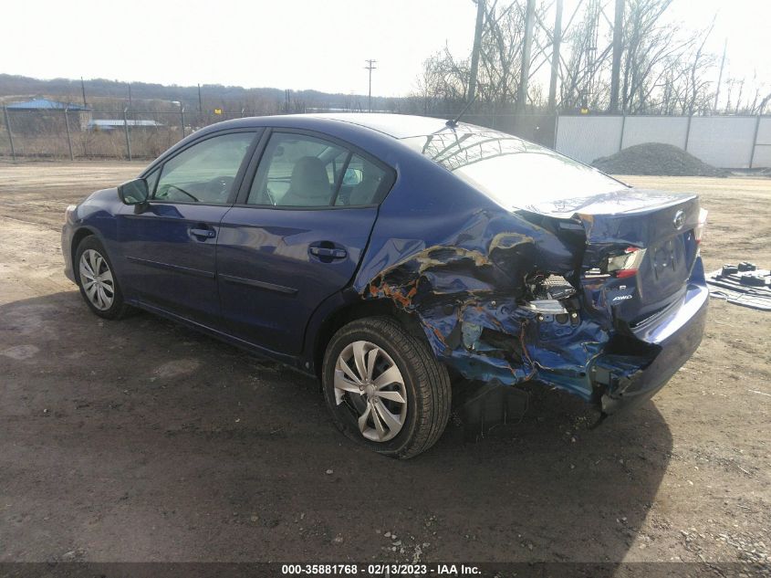 2022 SUBARU IMPREZA VIN: 4S3GKAB64N3611008