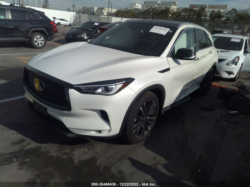 2022 INFINITI QX50 LUXE VIN: 3PCAJ5BAXNF110809