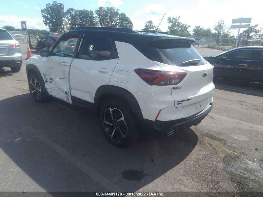 2021 CHEVROLET TRAILBLAZER RS VIN: KL79MUSL4MB081165