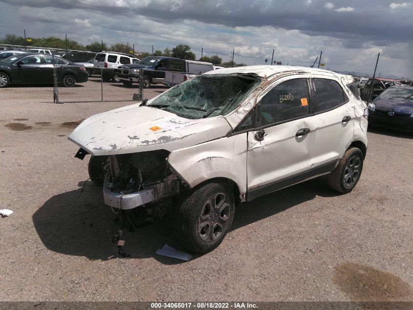 2021 FORD ECOSPORT S VIN: MAJ3S2FE4MC412552