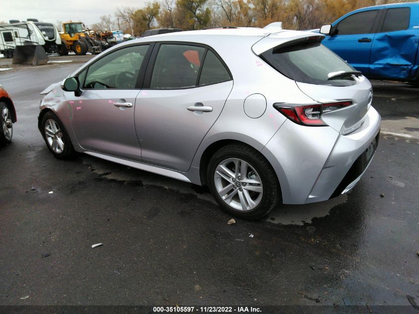 2021 TOYOTA COROLLA HATCHBACK SE/XSE VIN: JTNB4MBEXM3128775