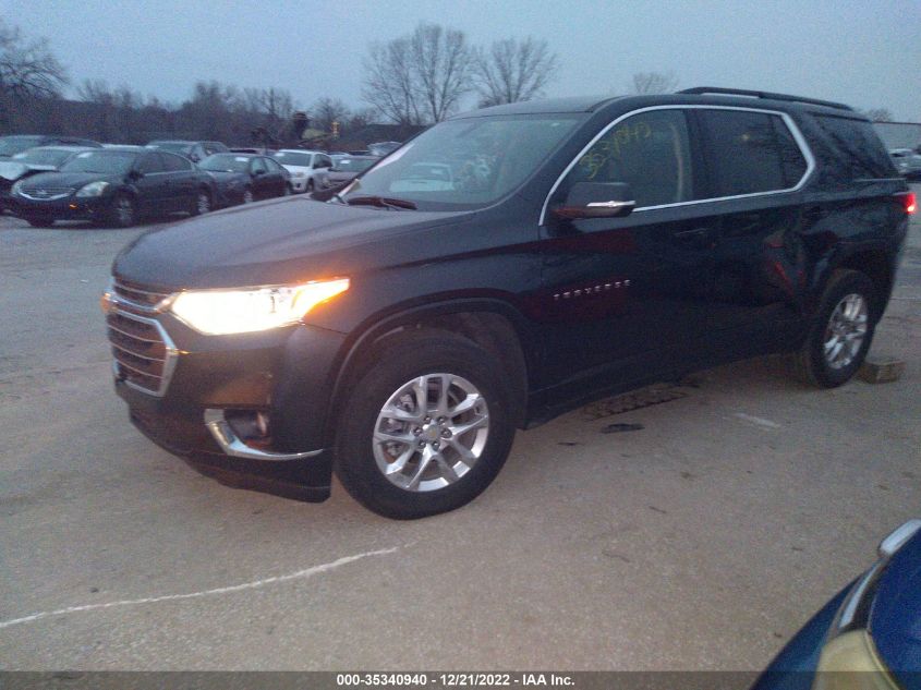 2021 CHEVROLET TRAVERSE LT CLOTH VIN: 1GNERGKW2MJ231124