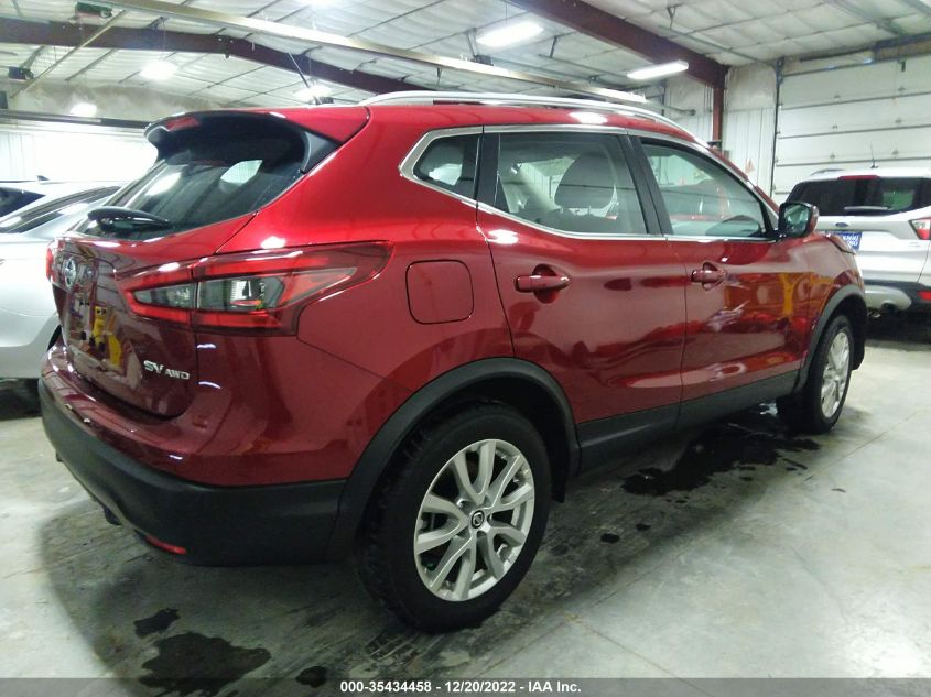 2021 NISSAN ROGUE SPORT SV VIN: JN1BJ1BW9MW429902
