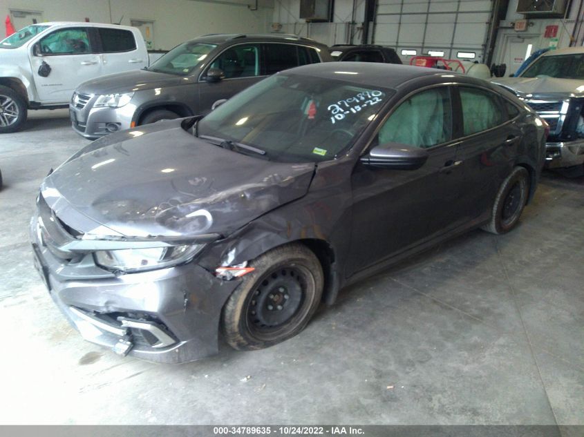 2021 HONDA CIVIC SEDAN LX VIN: 2HGFC2F69MH509743