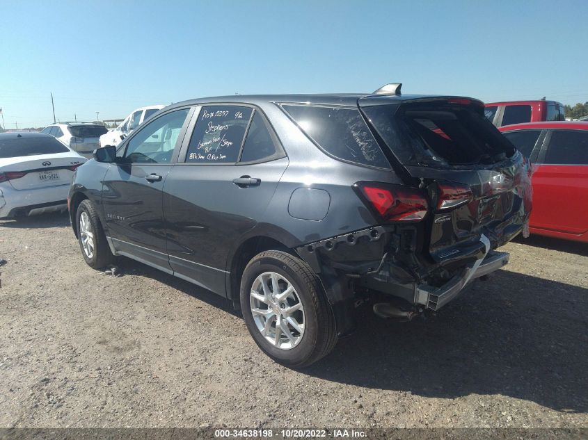 2022 CHEVROLET EQUINOX LS VIN: 3GNAXHEV7NS156823