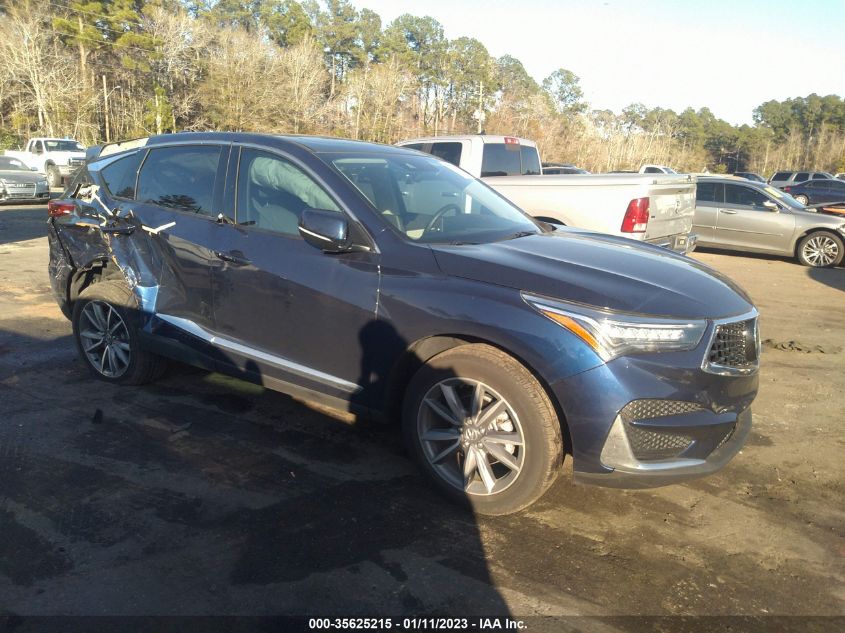 2021 ACURA RDX W/TECHNOLOGY PACKAGE VIN: 5J8TC1H52ML021481