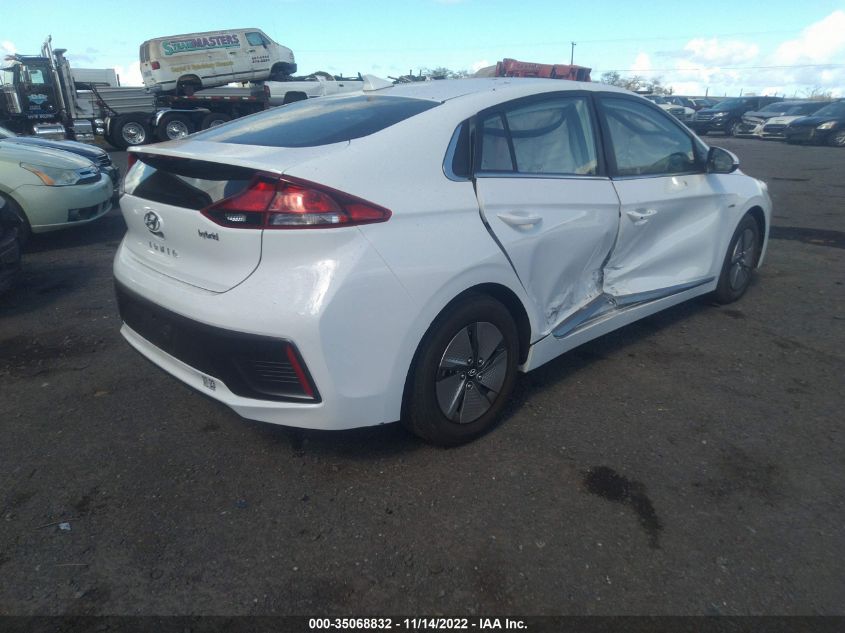 2020 HYUNDAI IONIQ HYBRID SE VIN: KMHC75LC0LU235146