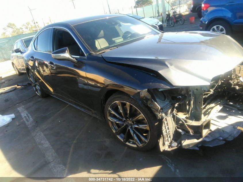 2021 LEXUS IS IS 350 F SPORT VIN: JTHGZ1B22M5037888