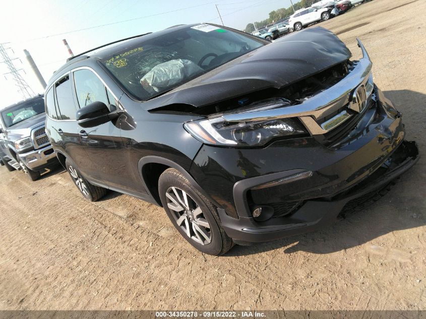 2021 HONDA PILOT EX-L VIN: 5FNYF6H53MB076341