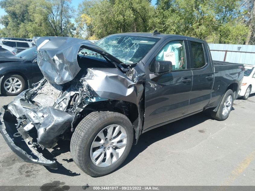2021 CHEVROLET SILVERADO 1500 CUSTOM VIN: 1GCRYBEF3MZ190449