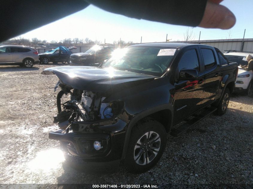 2022 CHEVROLET COLORADO 4WD Z71 VIN: 1GCGTDEN0N1186836